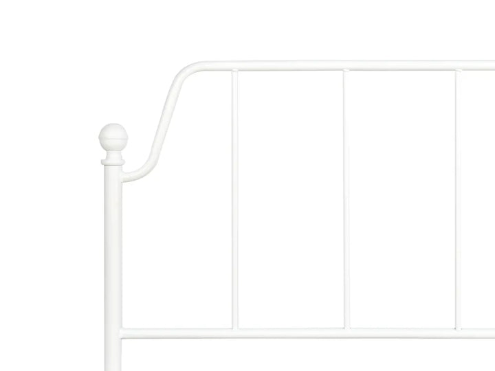 Bed Metal 160 x 200 cm (EU King Size) White Gerasim