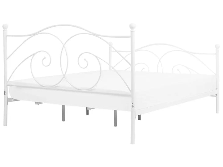White metal EU super king bed