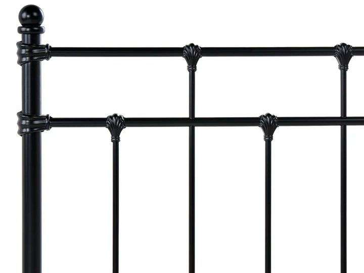 Bed Metal 120 x 200 cm (EU Small Double) Black Wexford