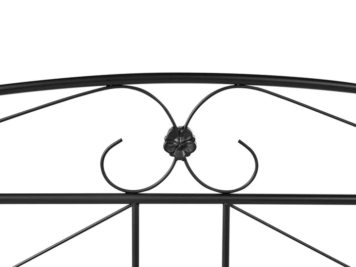 Bed Metal 180 x 200 cm (EU Super King) Black Stacie