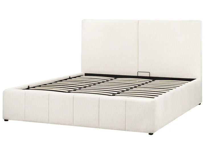 Ottoman Bed Fabric 180 x 200 cm (EU Super King) Off-White Emery