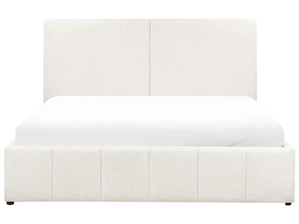 Ottoman Bed Fabric 180 x 200 cm (EU Super King) Off-White Emery