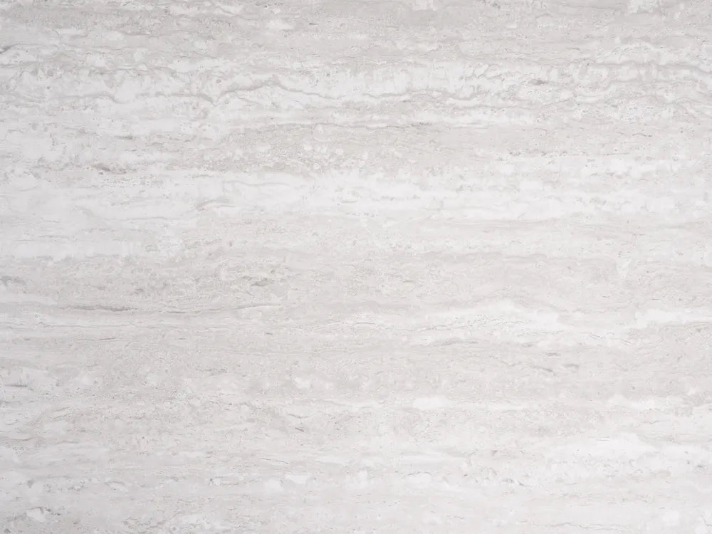 Dining Table Travertine Effect 220 cm 95 cm Schrader