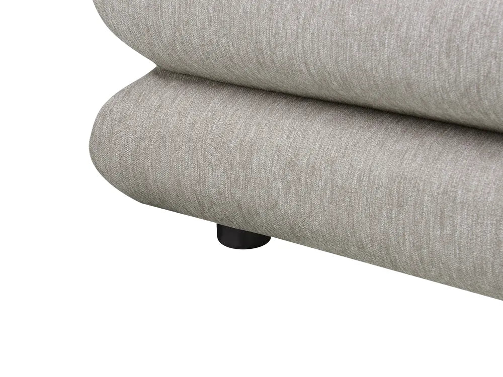 Bed Faux Linen 180 x 200 cm (EU Super King) Taupe Suhavi