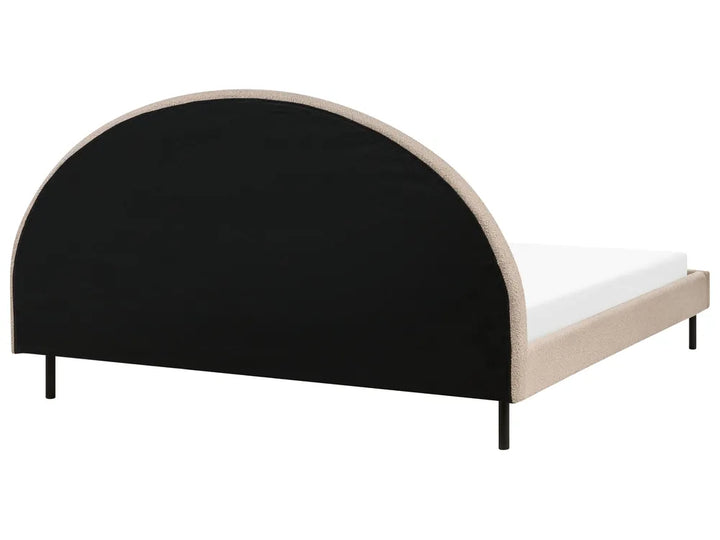 Bed Boucle 180 x 200 cm (EU Super King) Beige Kizer