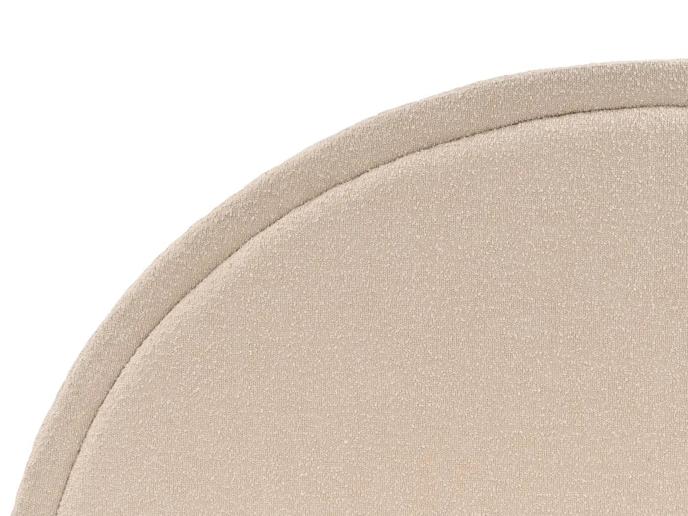 Bed Boucle 180 x 200 cm (EU Super King) Beige Kizer