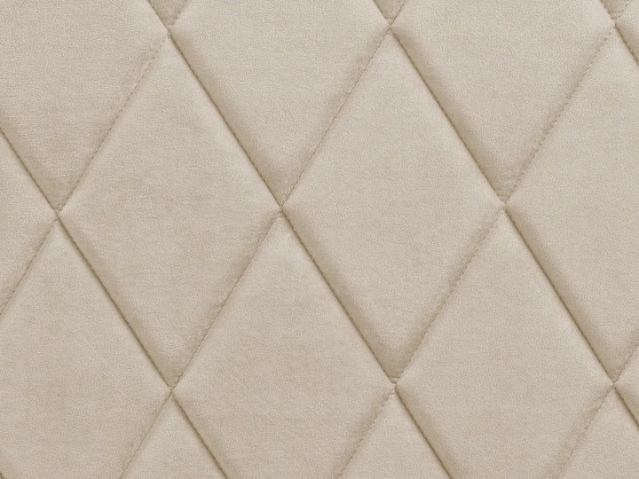 Ottoman Bed Velvet 160 x 200 cm (EU King Size) Beige Orlando