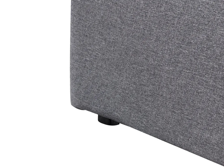 Ottoman Bed Fabric 140 x 200 cm (EU Double) Dark Grey Ambrey