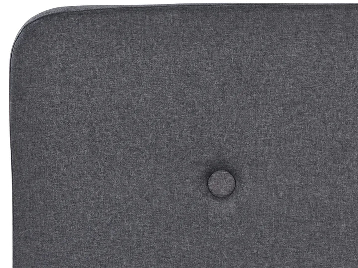 Ottoman Bed Fabric 140 x 200 cm (EU Double) Dark Grey Ambrey