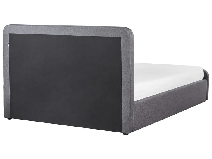 Ottoman Bed Fabric 140 x 200 cm (EU Double) Dark Grey Ambrey