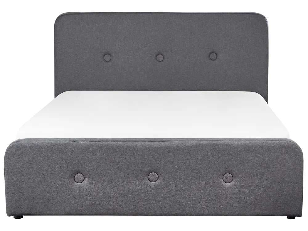 Ottoman Bed Fabric 140 x 200 cm (EU Double) Dark Grey Ambrey