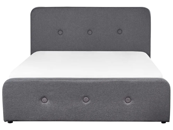 Ottoman Bed Fabric 140 x 200 cm (EU Double) Dark Grey Ambrey