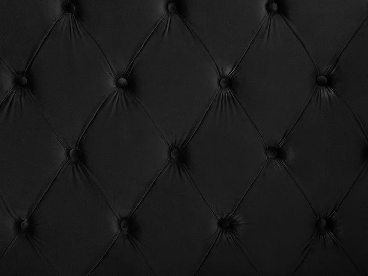 Bed Velvet 160 x 200 cm (EU King Size) Black Avelle
