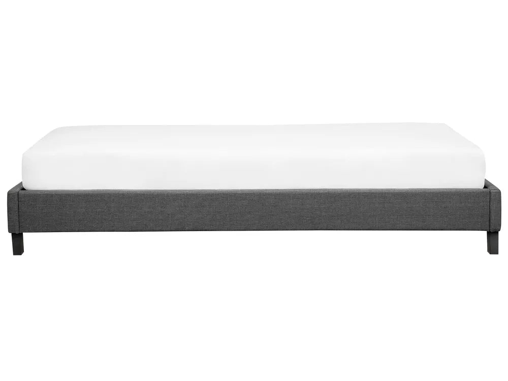 Bed without Headboard Fabric 90 x 200 cm (EU Single) Grey Noreno