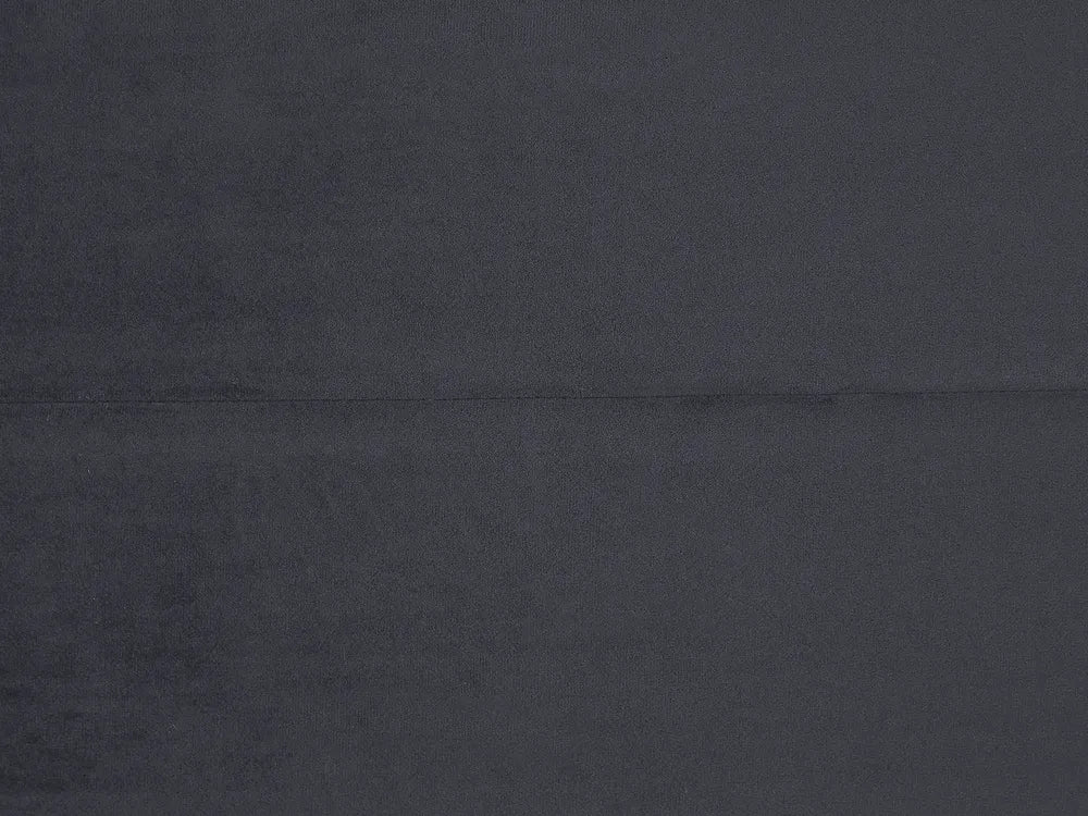 Bed Velvet 180 x 200 cm (EU Super King) Dark Grey Amison