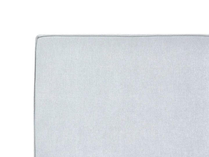 Ottoman Bed Chenille 160 x 200 cm (EU King Size) Light Blue Alberts