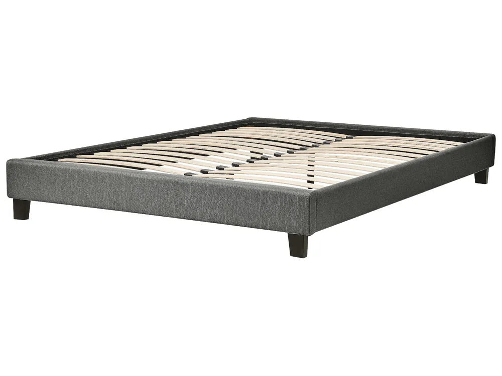 Bed without Headboard Fabric 160 x 200 cm (EU King Size) Grey Noreno