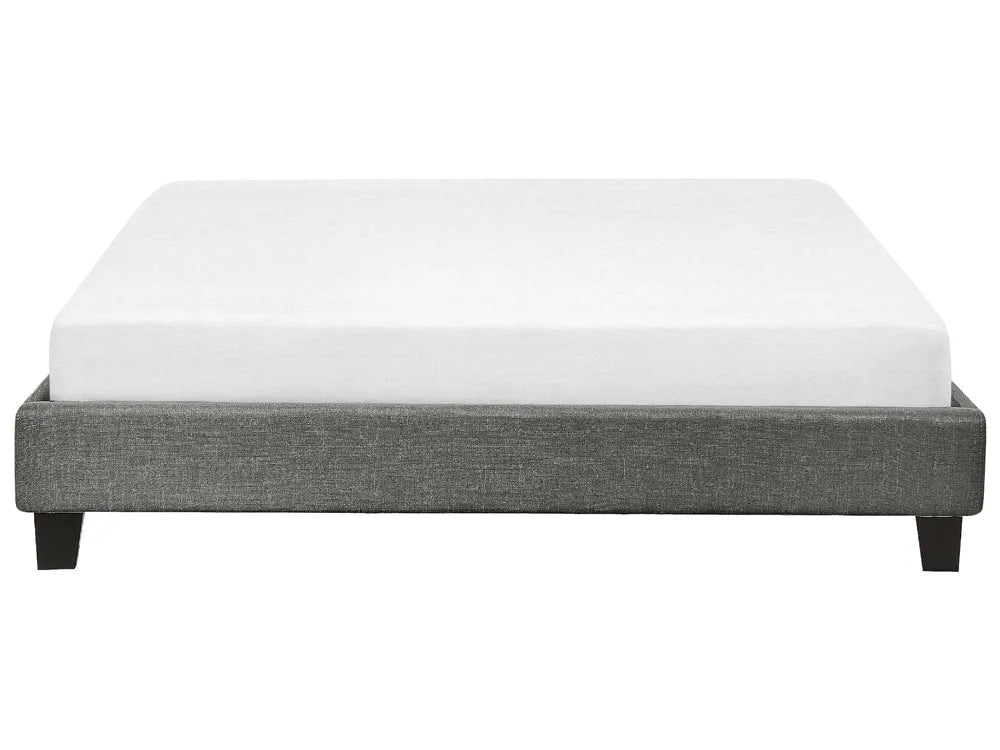 Bed without Headboard Fabric 160 x 200 cm (EU King Size) Grey Noreno