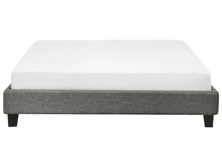 Bed without Headboard Fabric 160 x 200 cm (EU King Size) Grey Noreno