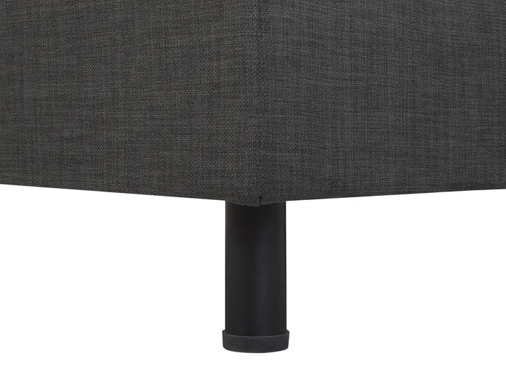 Adjustable Bed Fabric 160 x 200 cm (EU King Size) Dark Grey Fehi