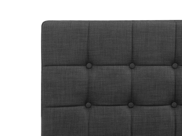 Adjustable Bed Fabric 160 x 200 cm (EU King Size) Dark Grey Fehi