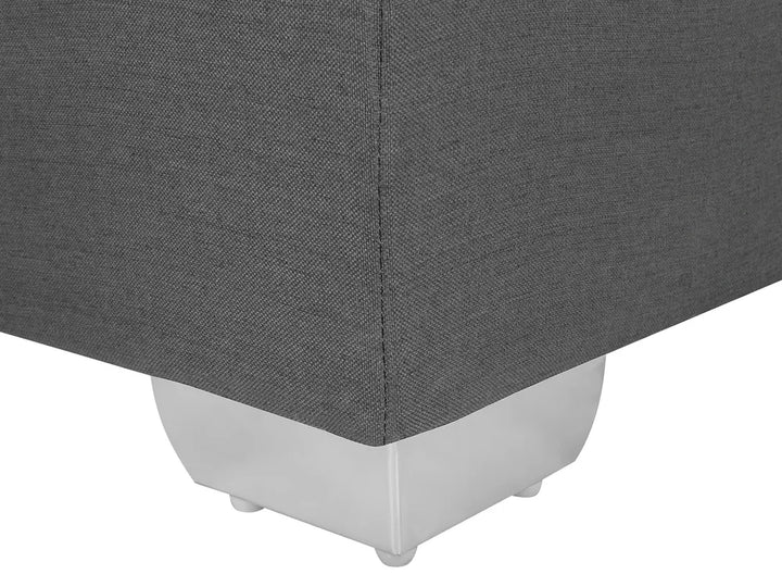 Divan Bed Fabric 90 x 200 cm (EU Single) Dark Grey Ardin
