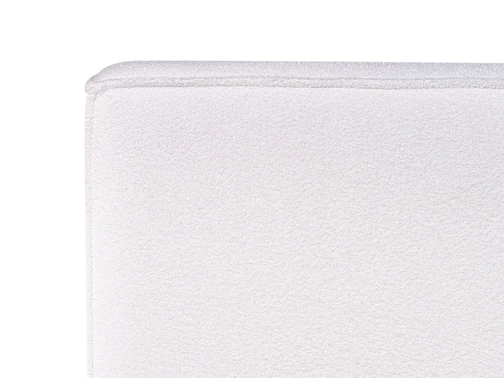 Bed Boucle 180 x 200 cm (EU Super King) White Westfield