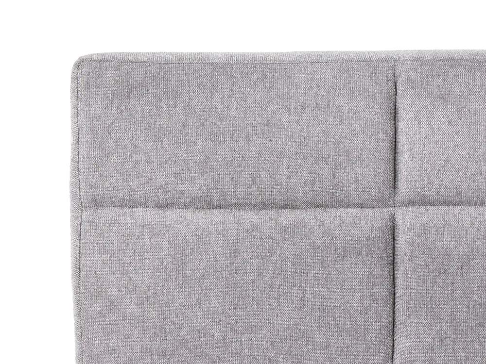 Adjustable Bed Fabric 180 x 200 cm (EU Super King) Light Grey Burlyn