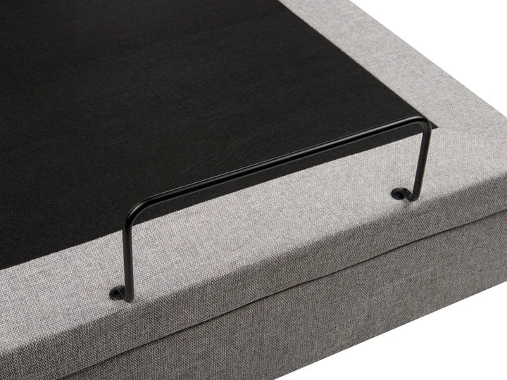 Adjustable Bed Fabric 180 x 200 cm (EU Super King) Light Grey Burlyn