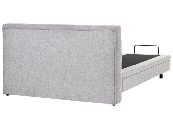Adjustable Bed Fabric 180 x 200 cm (EU Super King) Light Grey Burlyn