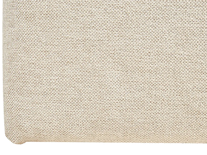 Divan Bed with Storage Fabric 160 x 200 cm (EU King Size) Light Beige Camea