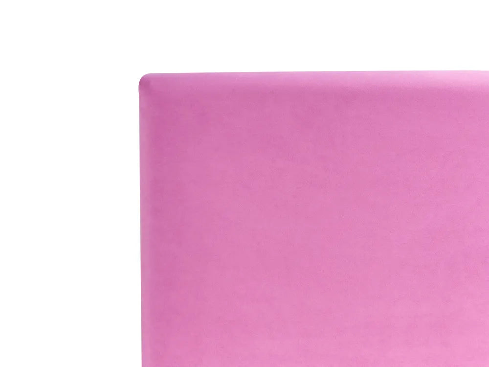 Bed Velvet 90 x 200 cm (EU Single) Fuchsia Pink Candler