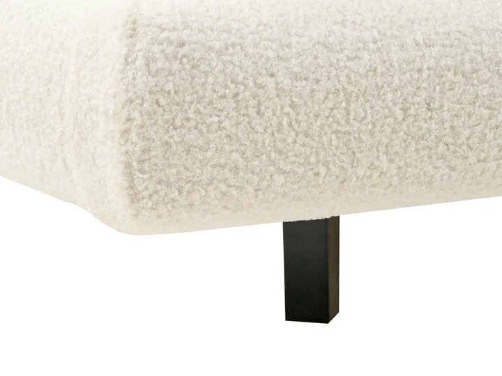 Bed Boucle 180 x 200 cm (EU Super King) Off-White Tucson