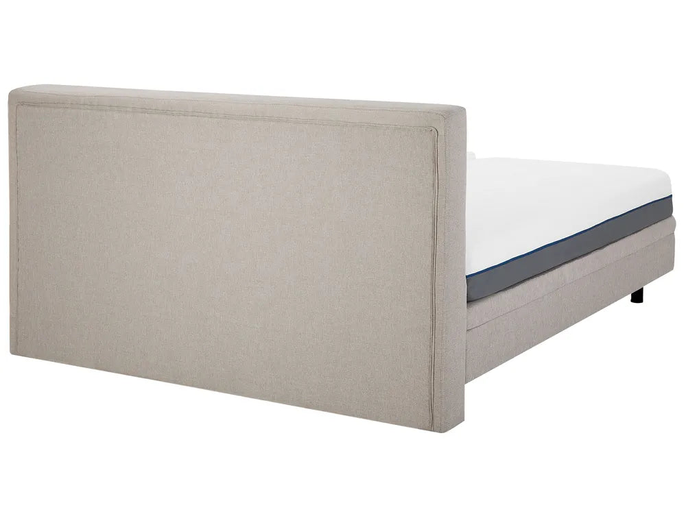 Adjustable Bed Fabric 180 x 200 cm (EU Super King) Beige Fehi