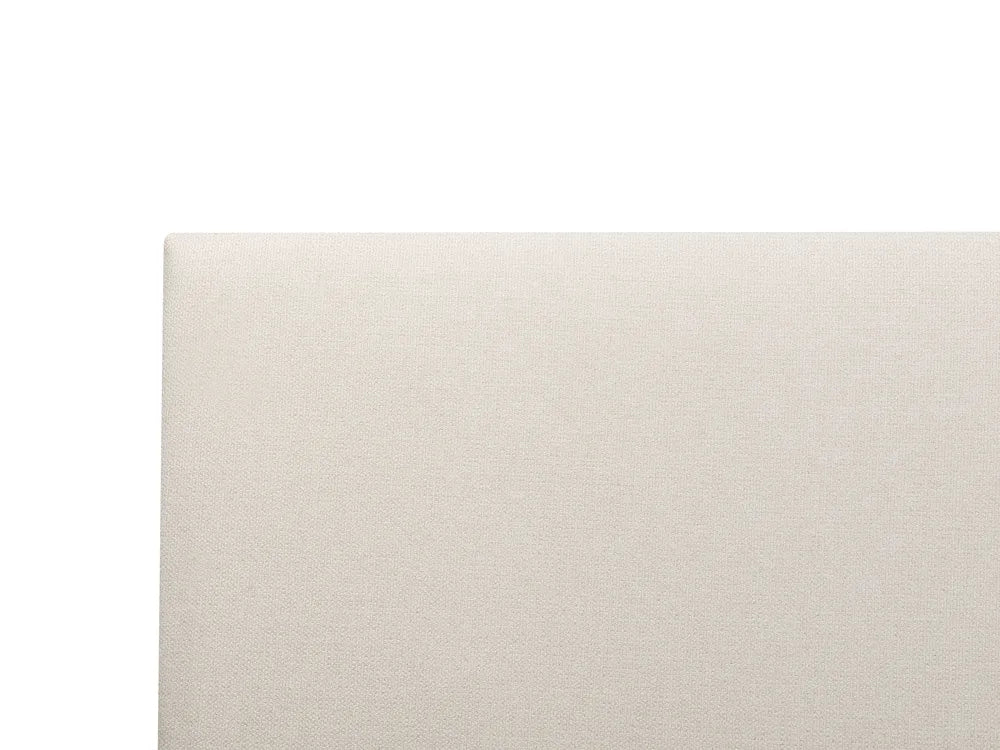 Ottoman Bed Fabric 180 x 200 cm (EU Super King) Light Beige Rashay