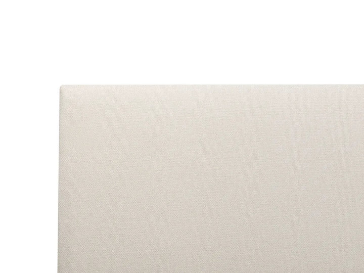 Ottoman Bed Fabric 180 x 200 cm (EU Super King) Light Beige Rashay
