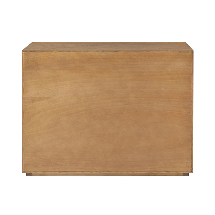 D.I. Designs Charlton Ribbed Walnut Oak Wood Chest of Drawers | 6 Drawers