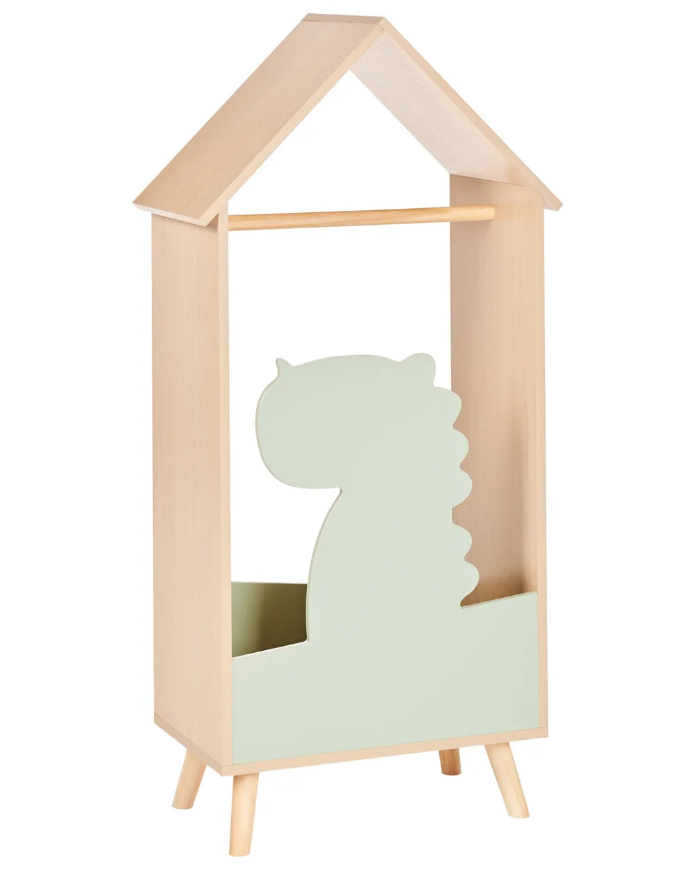 Kids Coat Stand 117cm Light Brown Melo