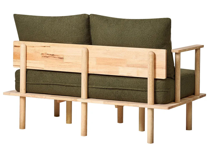 Sofa 2 Seater Boucle Dark Green Arath