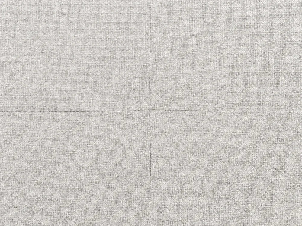 Sofa 2 Seater Fabric Beige with Ottoman Ellard