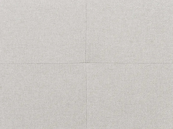Sofa 2 Seater Fabric Beige with Ottoman Ellard