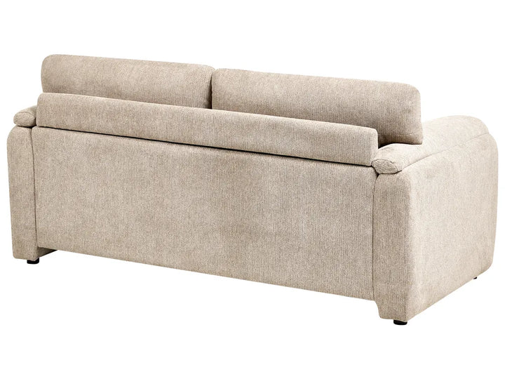 Sofa 2 Seater Fabric Taupe Nelda