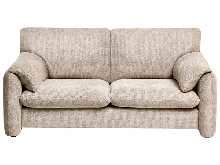 Beige sofa on a white background