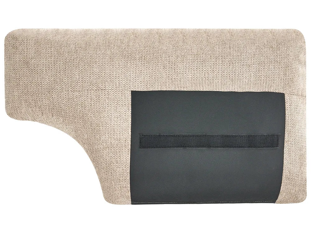 Sofa 2 Seater Fabric Taupe Nelda