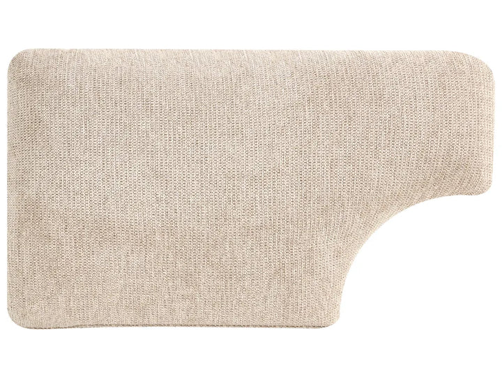 Sofa 2 Seater Fabric Taupe Nelda