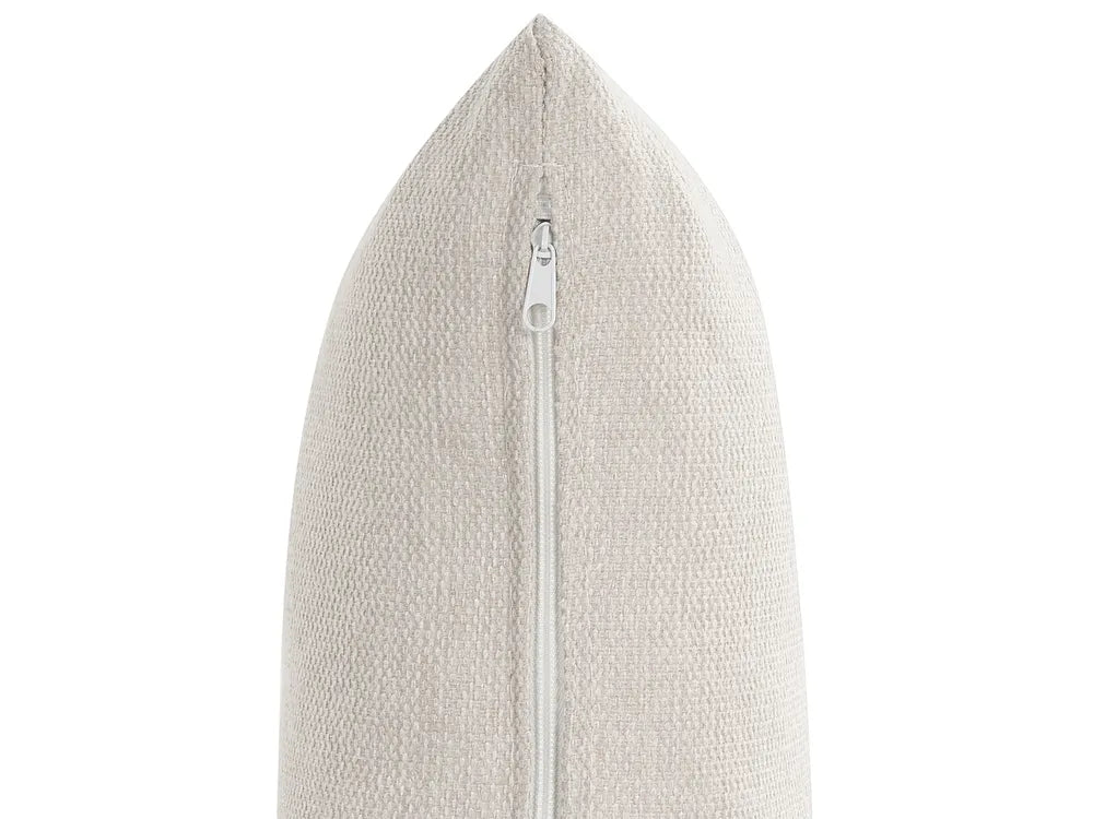 Corner Sofa 3 Seater Fabric Light Beige Right Hand Sickels