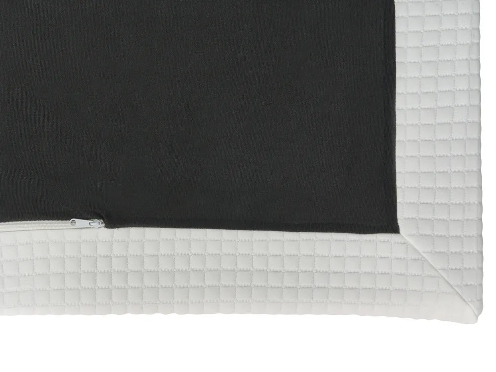 Sofa Bed 2 Seater Fabric Light Grey Owen