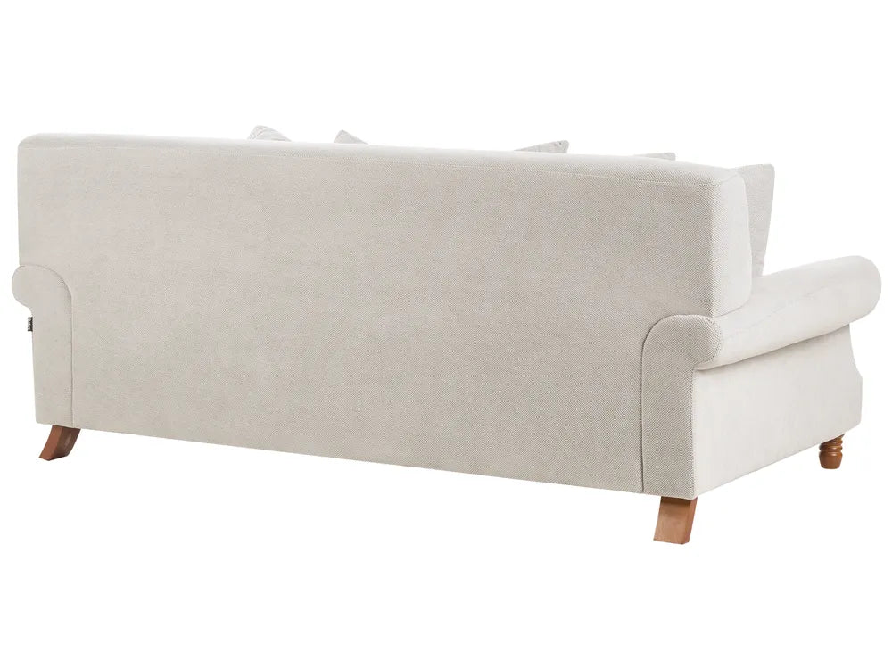 Sofa 2 Seater Fabric Off-White Elaiza