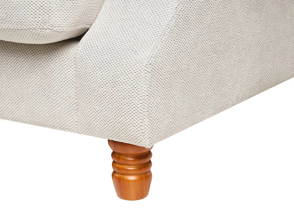 Sofa 2 Seater Fabric Off-White Elaiza