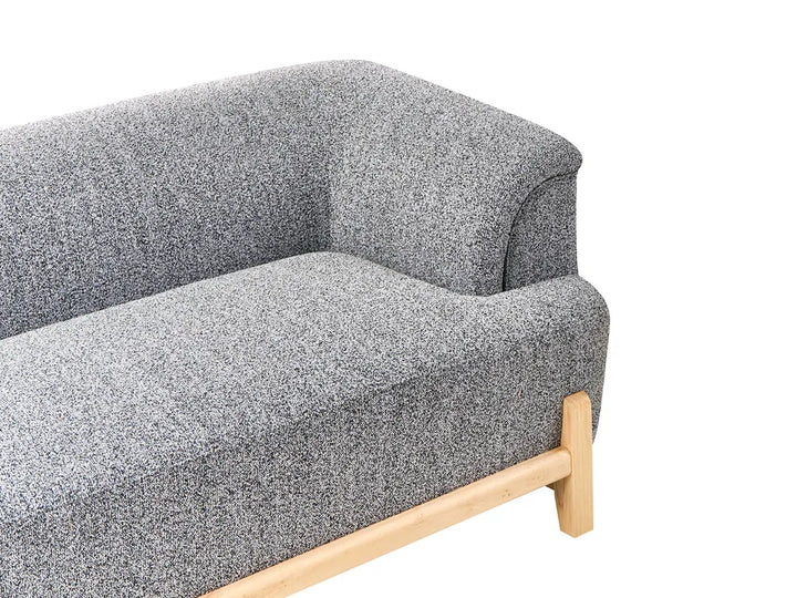 Sofa 2 Seater Fabric Dark Grey Ashtin